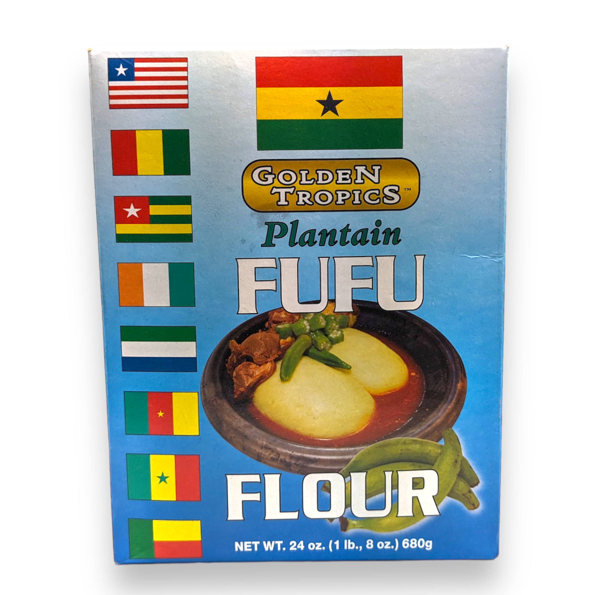 Farine de Fufu Banane Plantain - Golden Tropics