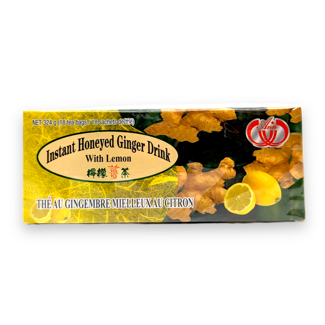 Thé au gingembre mielleux au citron - Ann